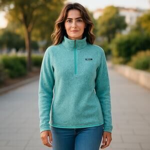 Patagonia Women’s Better Sweater Quarter-Zip Pullover Fleece Jacket Size Medium